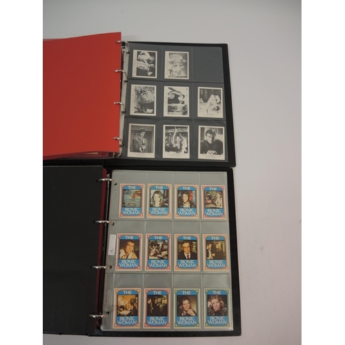 384 - Two albums of Somportex trading cards, including Thunderbirds