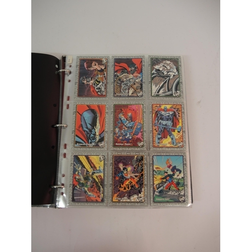 392 - One album of Superman skybox platinum series trading cards