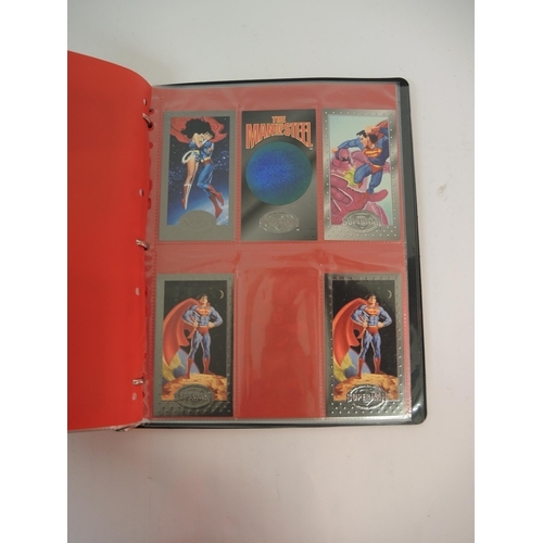 392 - One album of Superman skybox platinum series trading cards