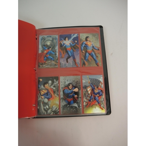 392 - One album of Superman skybox platinum series trading cards