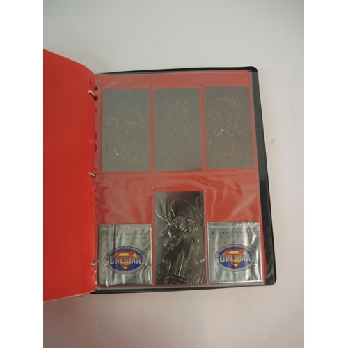 392 - One album of Superman skybox platinum series trading cards