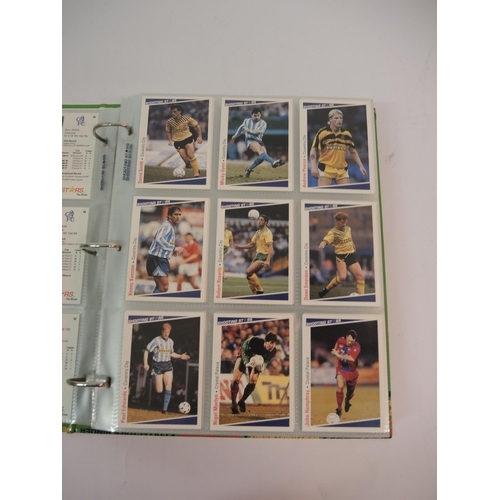 393 - One album of Shooting Football trading cards and Merlin rugby trading cards, together with four mixe... 