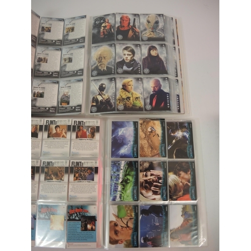 398 - Ten albums of Inkworks trading cards, including Hellboy, Small Soldiers, Men In Black, etc.