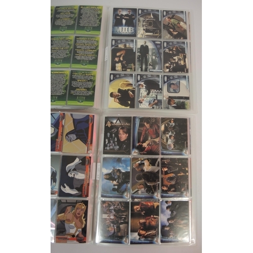 398 - Ten albums of Inkworks trading cards, including Hellboy, Small Soldiers, Men In Black, etc.