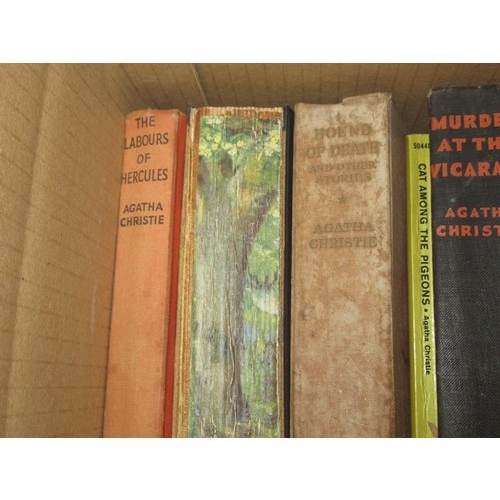 484 - Collection of Agatha Christie volumes, mainly Crime Club Editions, together with a small quantity of... 