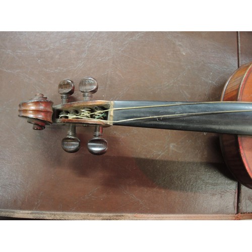 198 - Violin with bow (14