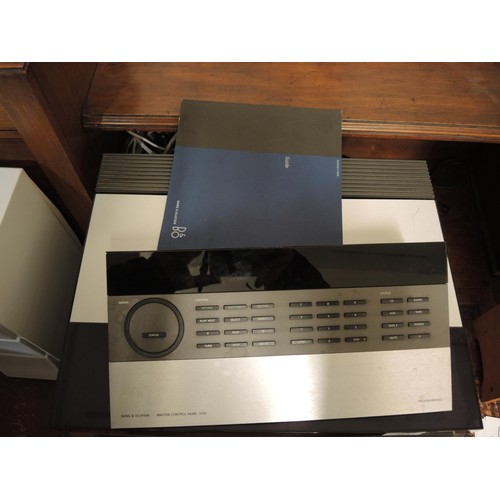 301 - Bang & Olufsen music centre comprising:  Beogram 5500, turntable, CD player, Beocord 5500 and BeoMas... 