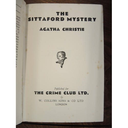 484 - Collection of Agatha Christie volumes, mainly Crime Club Editions, together with a small quantity of... 