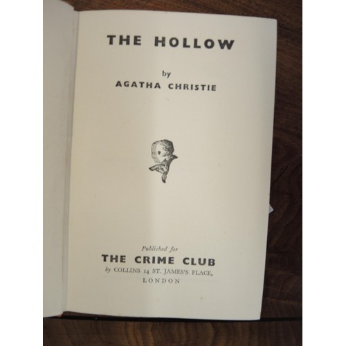 484 - Collection of Agatha Christie volumes, mainly Crime Club Editions, together with a small quantity of... 