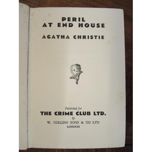 484 - Collection of Agatha Christie volumes, mainly Crime Club Editions, together with a small quantity of... 