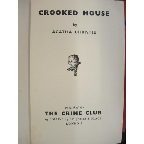 484 - Collection of Agatha Christie volumes, mainly Crime Club Editions, together with a small quantity of... 