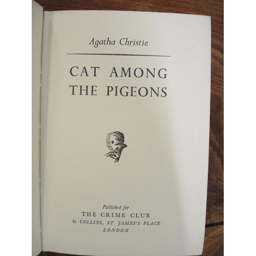 484 - Collection of Agatha Christie volumes, mainly Crime Club Editions, together with a small quantity of... 