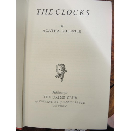 484 - Collection of Agatha Christie volumes, mainly Crime Club Editions, together with a small quantity of... 