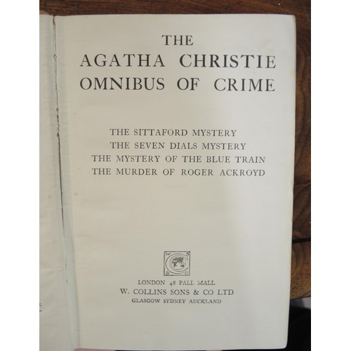 484 - Collection of Agatha Christie volumes, mainly Crime Club Editions, together with a small quantity of... 