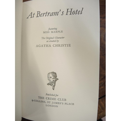 484 - Collection of Agatha Christie volumes, mainly Crime Club Editions, together with a small quantity of... 