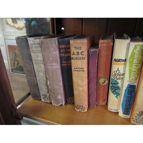 484 - Collection of Agatha Christie volumes, mainly Crime Club Editions, together with a small quantity of... 