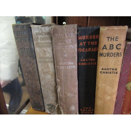 484 - Collection of Agatha Christie volumes, mainly Crime Club Editions, together with a small quantity of... 