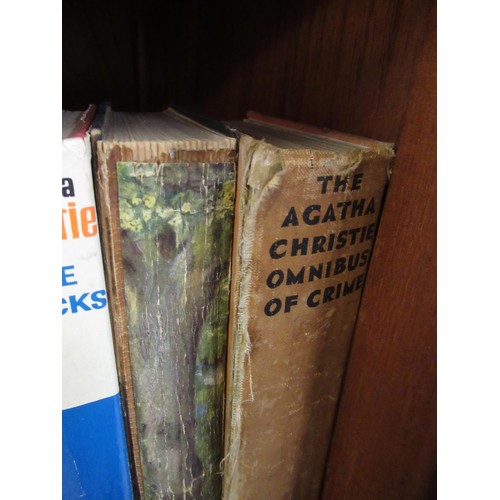 484 - Collection of Agatha Christie volumes, mainly Crime Club Editions, together with a small quantity of... 