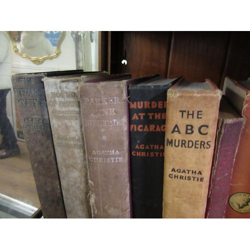 484 - Collection of Agatha Christie volumes, mainly Crime Club Editions, together with a small quantity of... 