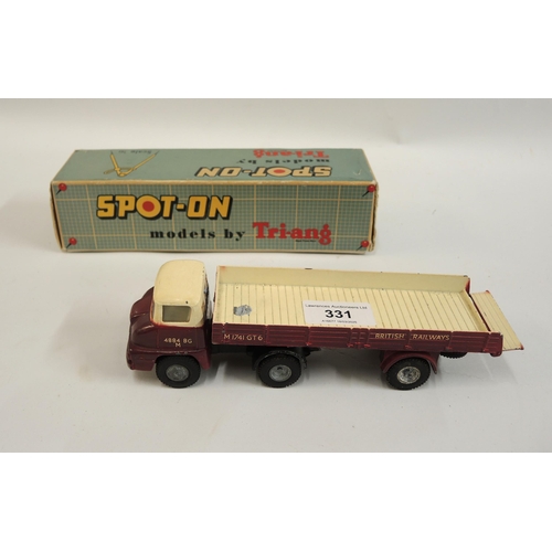 331 - Triang Spot-On British railways Thames Trader lorry with trailer