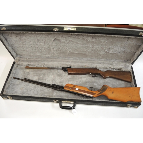 333 - Relum Tornado air rifle, together with another NAC .177 calibre air rifle, with a rectangular hard c... 