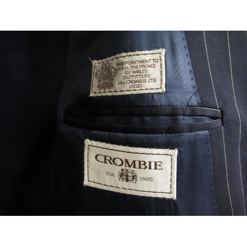 37 - Crombie, gentleman's two piece suit, together with another suit and a pair of trousers both by Jaege... 