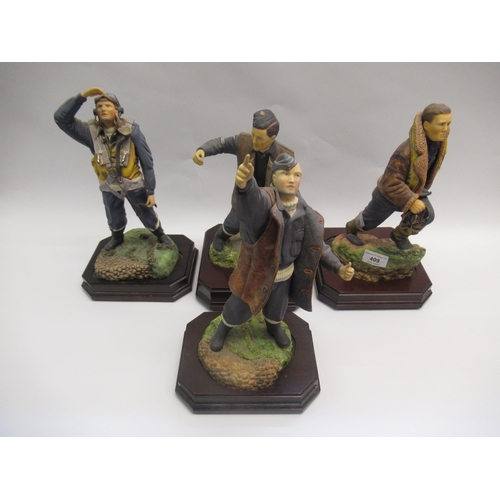 409 - Group of four Ashmor Limited Edition figures to commemorate the 50th Anniversary of the Battle of Br... 