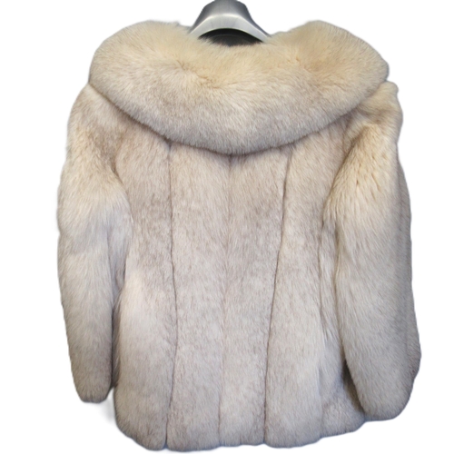 48 - Harrods Artic fox ladies fur jacket