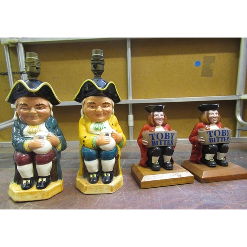 521 - Quantity of Royal Doulton and other Toby jugs and character jugs