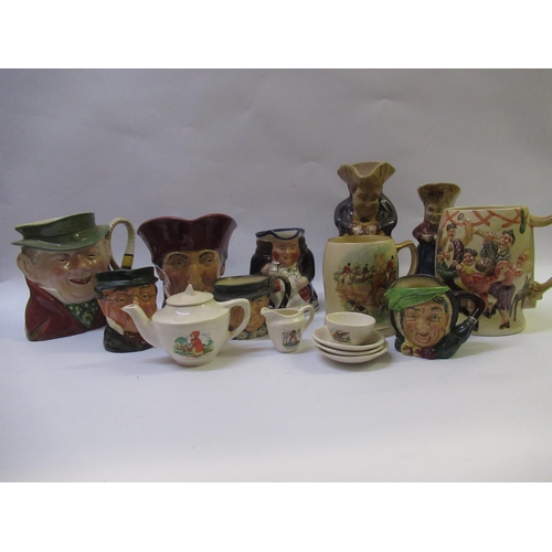 603 - Quantity of various Toby jugs and character jugs including Royal Doulton