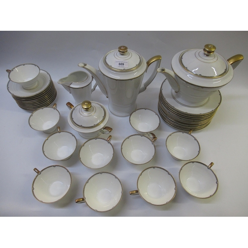 609 - Bavarian porcelain tea and coffee service, circa 1930