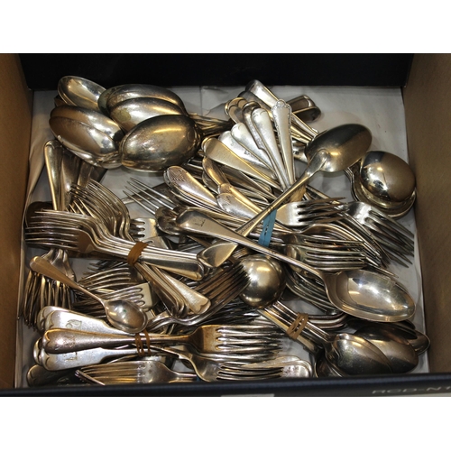 705 - Quantity of various silver plated flatware