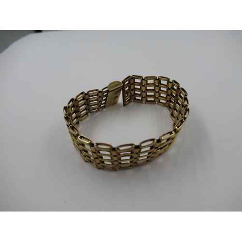 731 - 9ct Gold bracelet, 20.5g