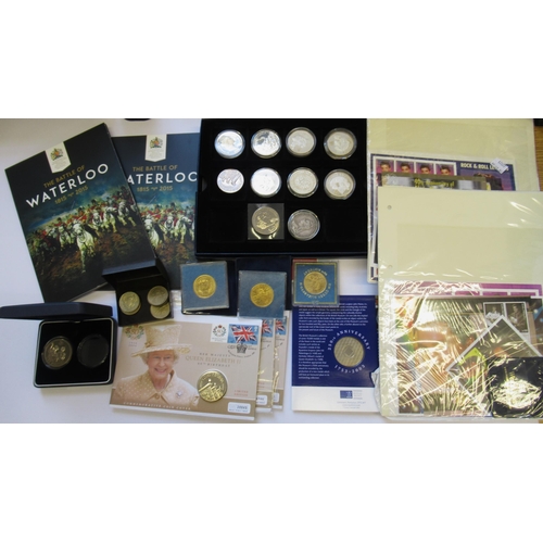 736 - Quantity of various Great Britain commemorative and other coinage and an Elvis Presley Mint Coin wit... 