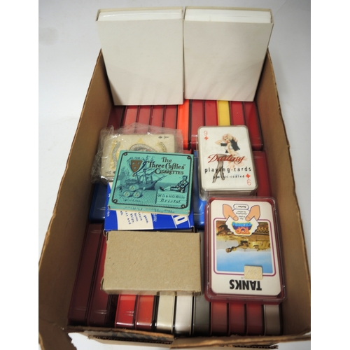308 - Box containing a large quantity of Top Trumps cards and other playing cards