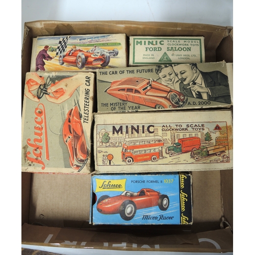 319 - Schuco Command car AD2000 in original box, together with another similar Telesteering car in origina... 