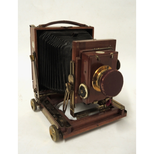 338 - Thornton Pickard imperial triple extension plate camera