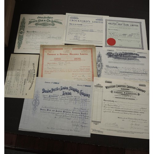 353 - Collection of thirty seven post 1900 British Company share certificates including many well known