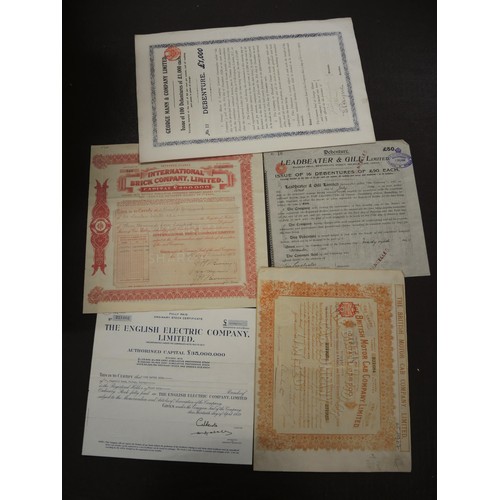 353 - Collection of thirty seven post 1900 British Company share certificates including many well known