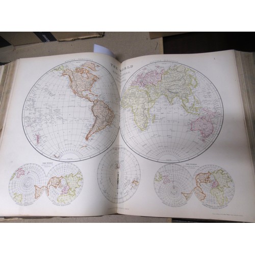 385 - One volume ' Comprehensive Atlas and Geography of the World ', published Blackie & Son, 1882, contai... 