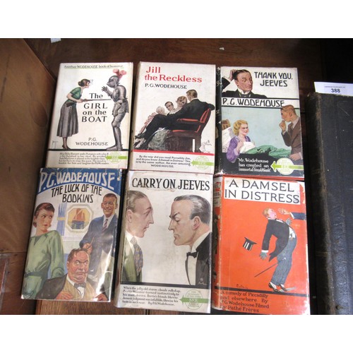 395 - Sixty volumes, ' Works of P.G. Wodehouse ' including some early editions