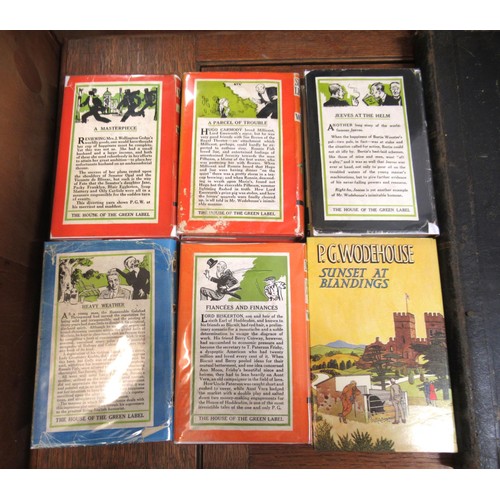 395 - Sixty volumes, ' Works of P.G. Wodehouse ' including some early editions
