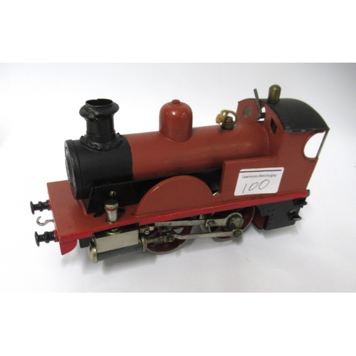 100 - Gebruder Bing live steam tin plate railway engine (restored)