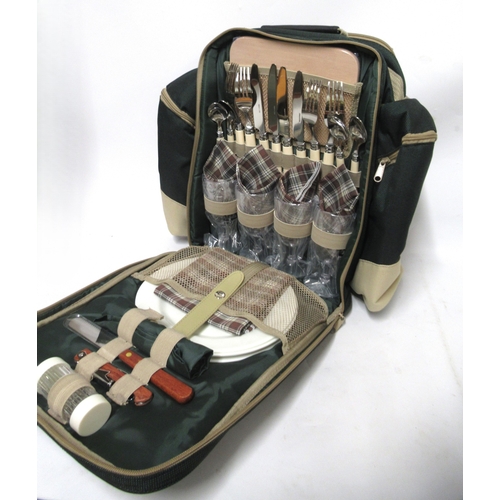 134 - Mid 20th Century picnic set together with a later picnic set