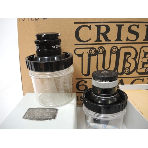 141 - Quantity of various photographic equipment, including lenses by Taylor, Hobson and Nikon, various tr... 