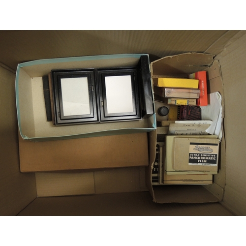 146 - Mahogany and tin plate magic lantern together with various cine cameras, a Pathescope projector and ... 