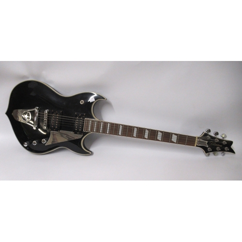 45 - Silvertone Paul Stanley model six string electric guitar (at fault)