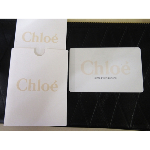 115 - Chloé, Charlie large leather bucket bag with detachable shoulder strap and attached wallet, with aut... 