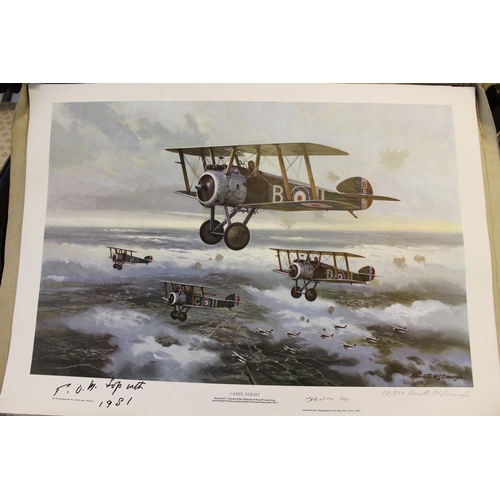 1182 - Two Kenneth McDonough signed Limited Edition coloured prints, titled ' Camel Flight ' and another of... 