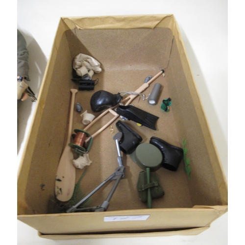 187 - An original Action Man doll by Palitoy in original box, together with a later Action Man doll and mi... 